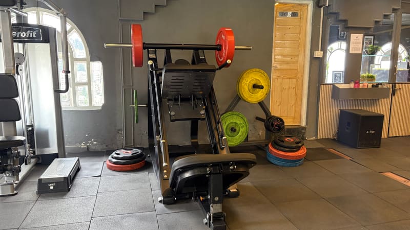 Cardio equipment at the DA Fitness gym in Shimla