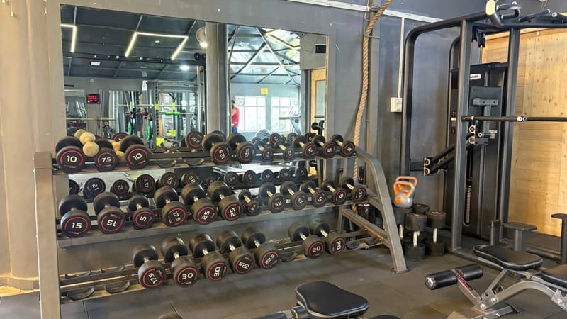 Inside the DA Fitness Ghanahatti branch
