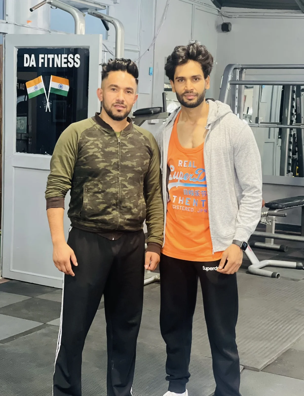 Rohit Khandelwal with Veenu Diwan at DA Fitness Gym in Shimla
