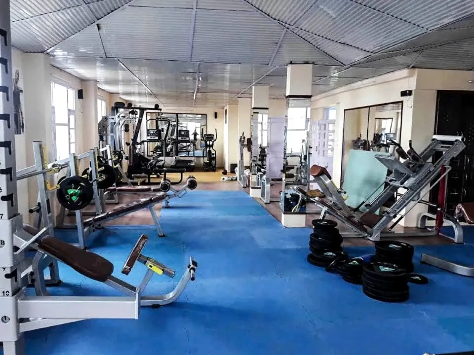 The DA Fitness Ghanahatti training floor