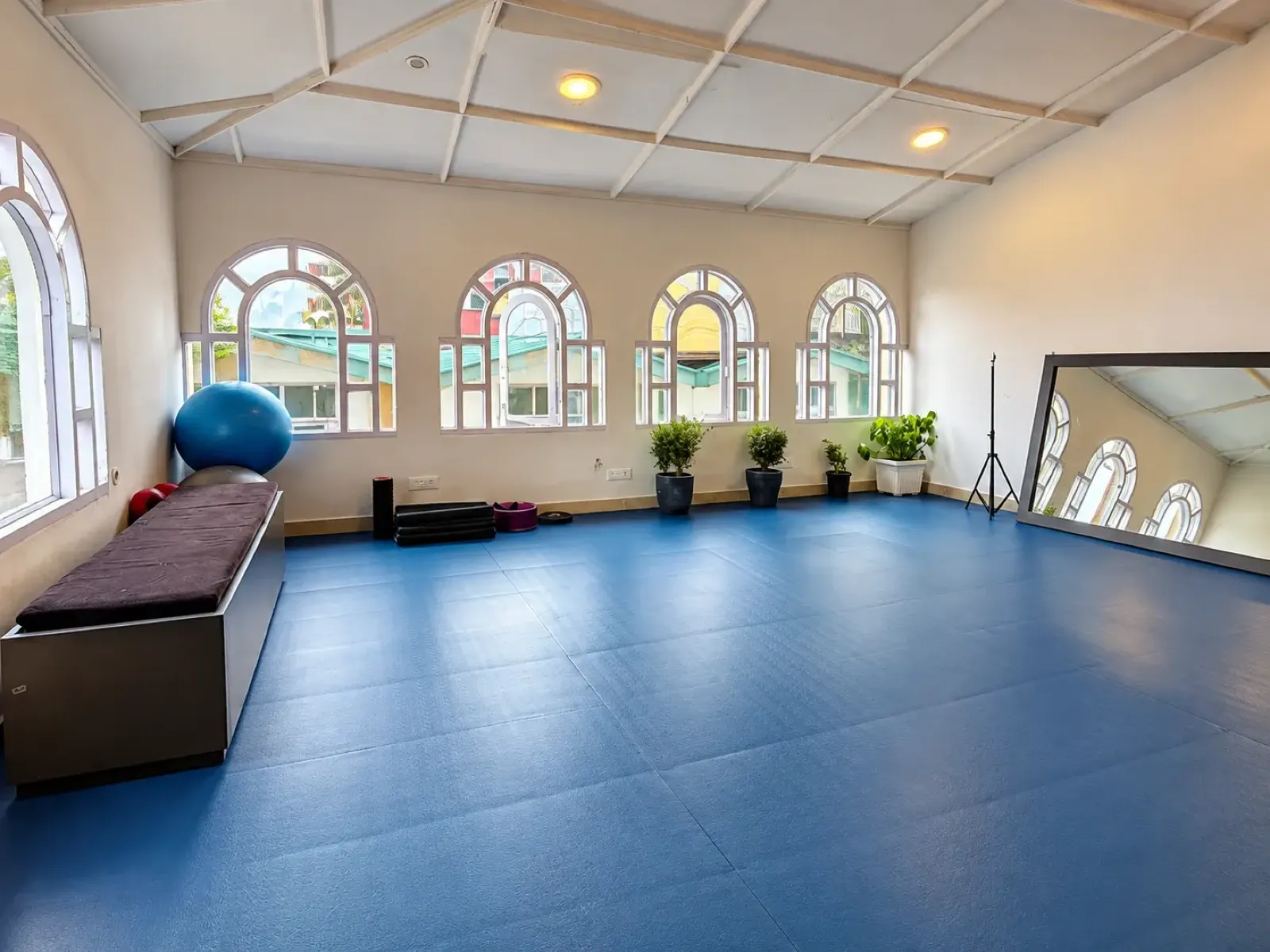 Dedicated Yoga Hall at DA Fitness Shimla