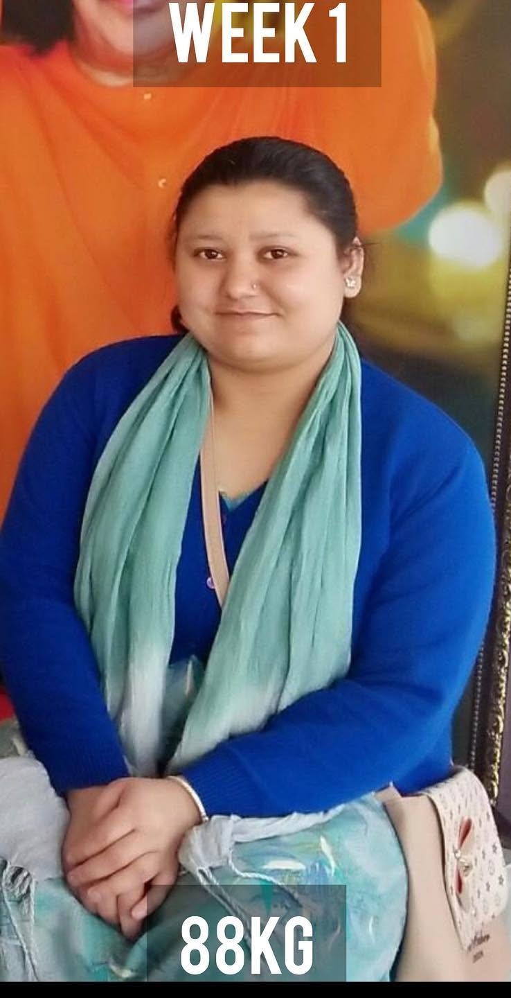 Pushpa Chauhan — before